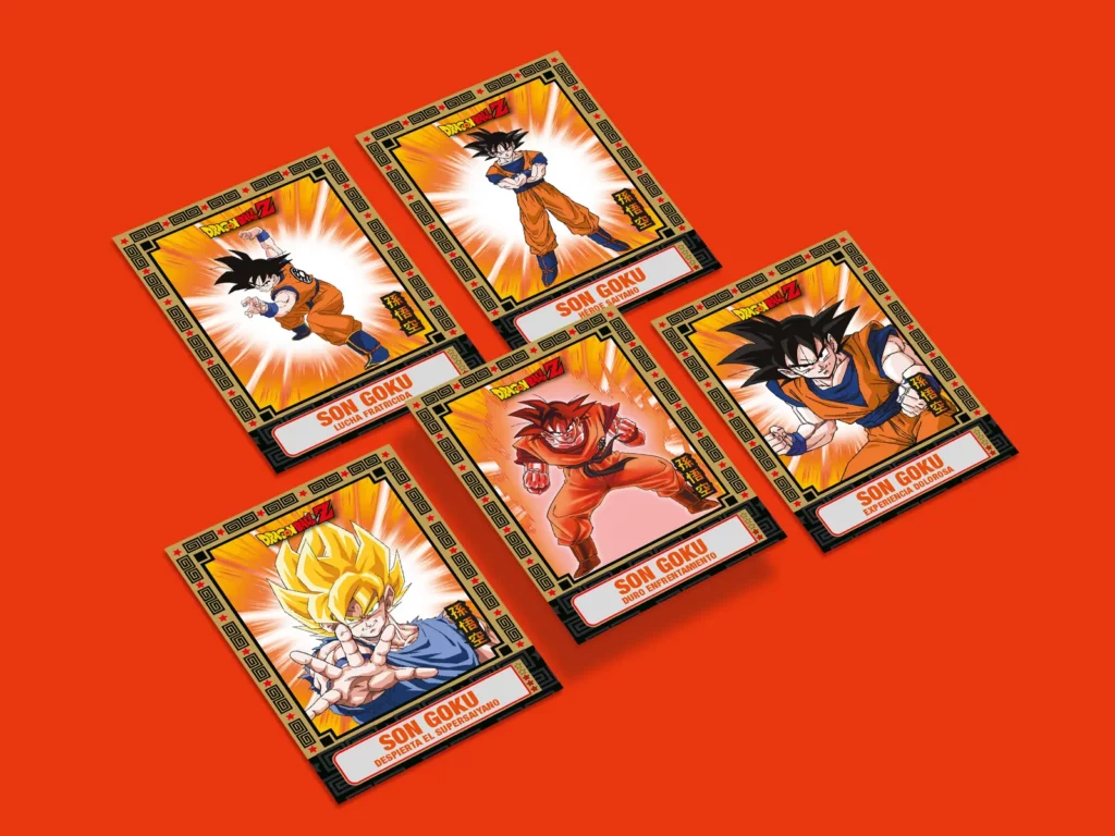 Layout grafico per album di figurine e trading cards - Progetto editoriale Licensing