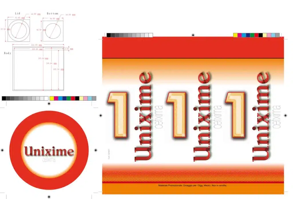 Design fustella e grafica per astuccio medicinale settore Pharma - gdebanos