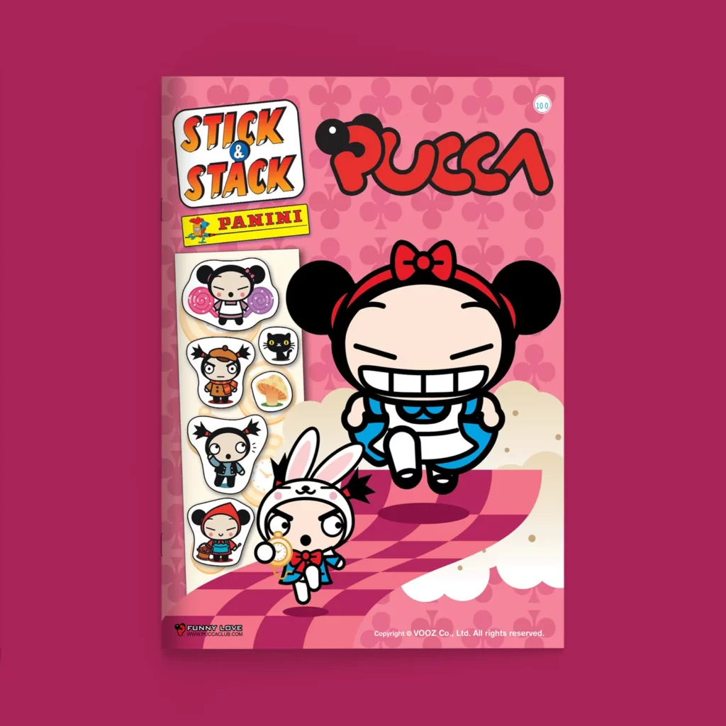 Layout grafico per album di figurine - Progetto editoriale Licensing