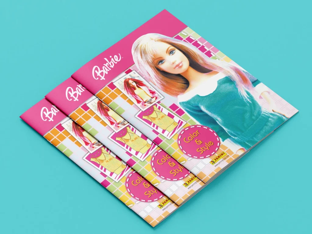 Layout grafico per album di figurine - Progetto editoriale Licensing